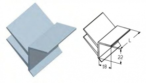 ALUTECH RST01 - 401520100 Вставка уплотнительная RST01 для подъёмных секционных ворот